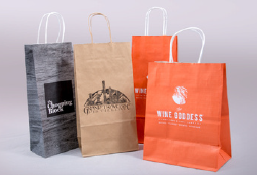 SOS Kraft Delivery Bags
