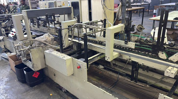 Production line in operation